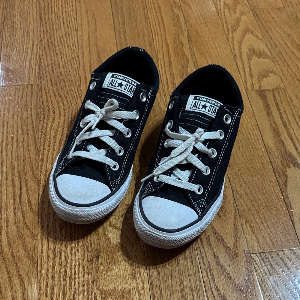 Converse Kids Black and White Sneakers